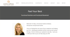 Desktop Screenshot of evolvewellnesspdx.com
