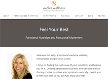 Tablet Screenshot of evolvewellnesspdx.com